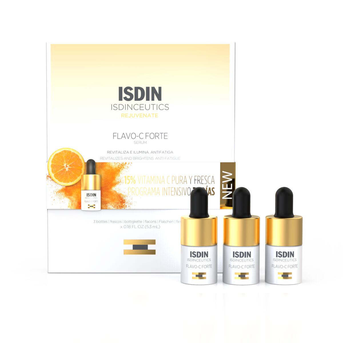 Isdinceutics Flavo-C Forte 5,3ml 3un