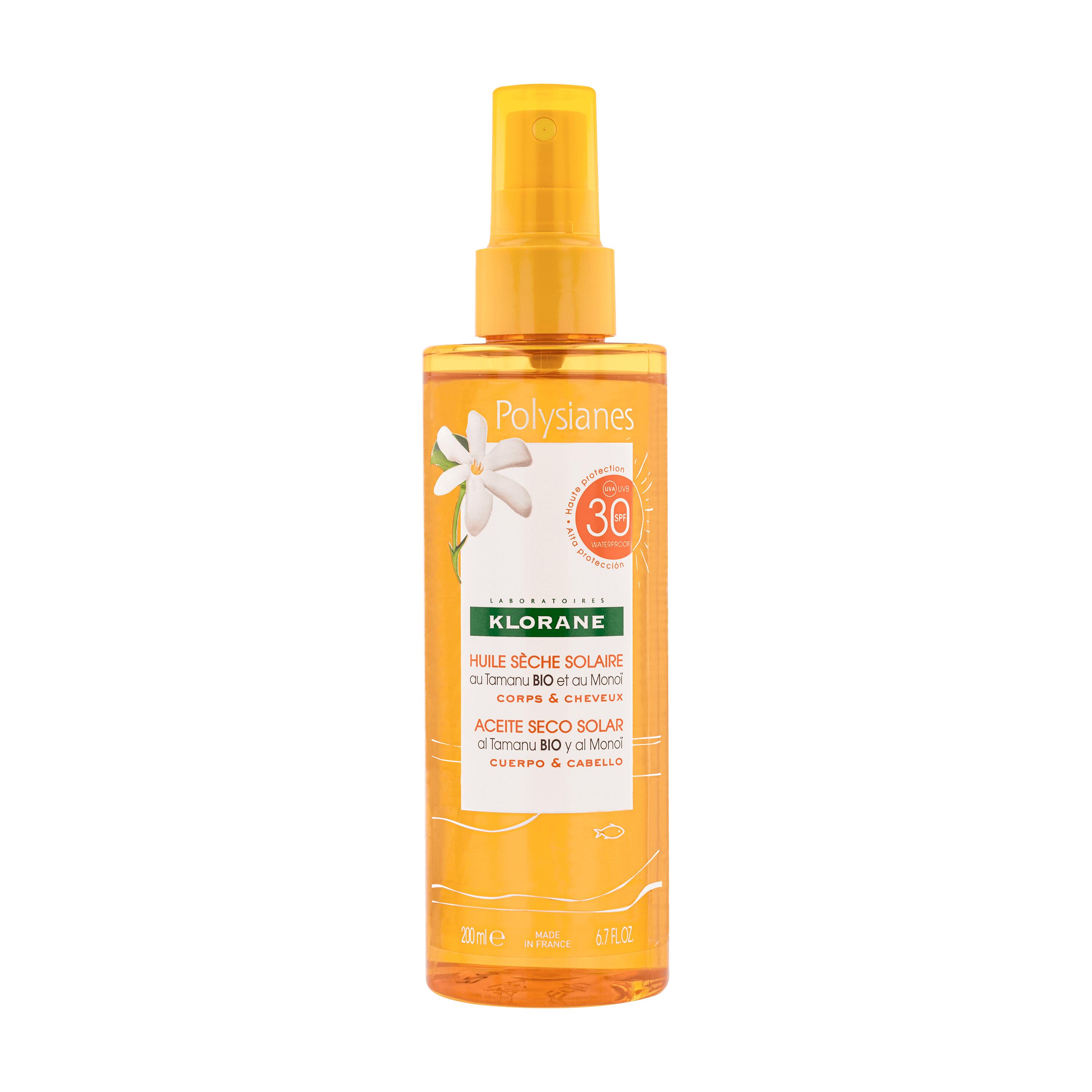 Klorane Solare Olio Secco SPF30 200ml