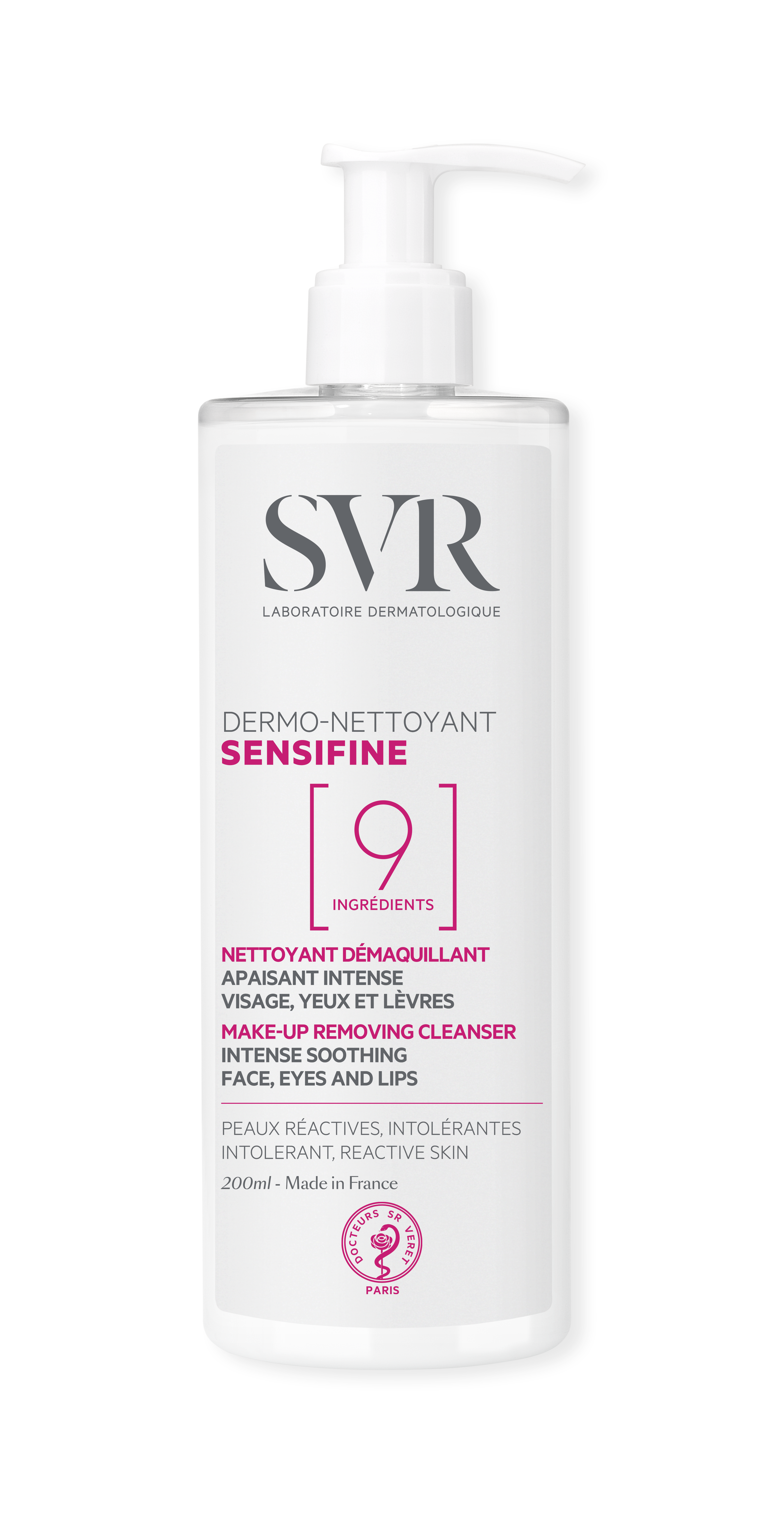 SVR Dermo-Nettoyant Sensifine Sol Desmaq 400ml