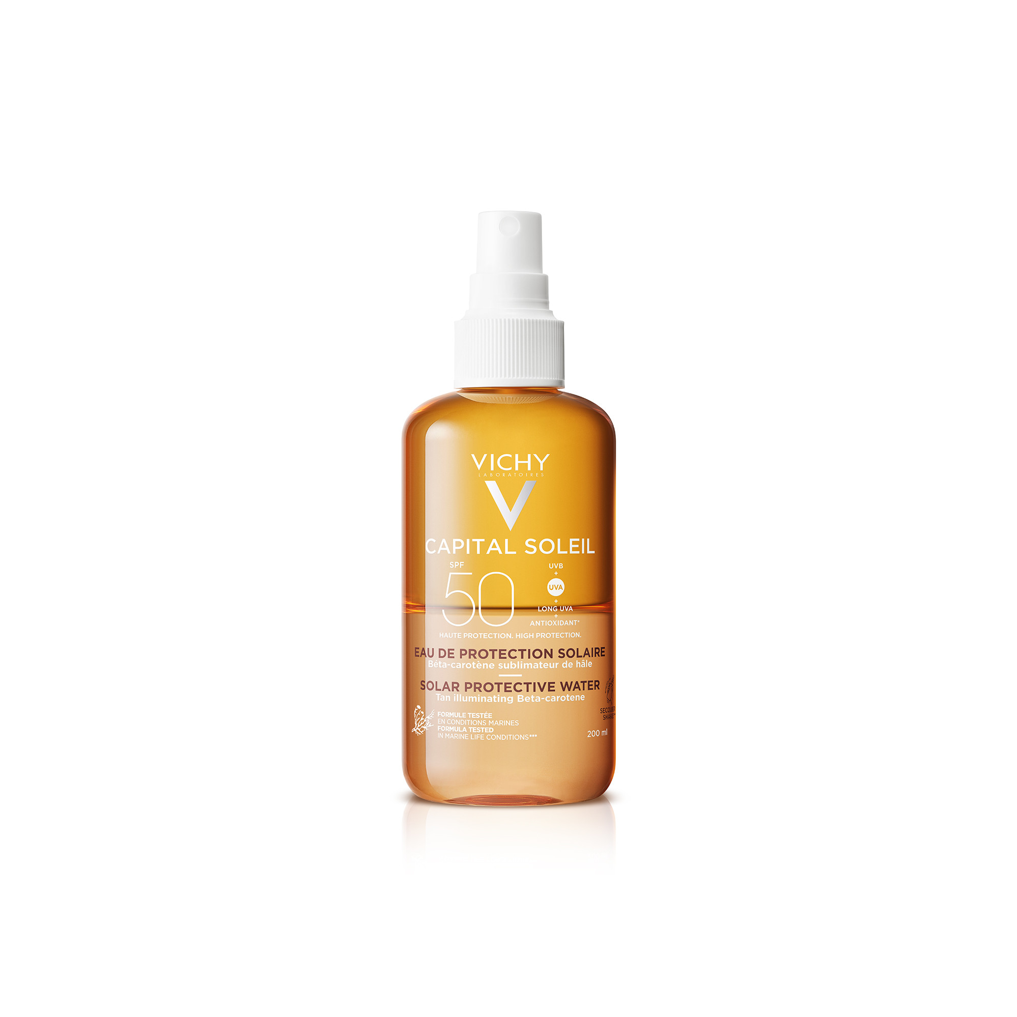 Vichy Cap Soleil Spray Agua Prot Bronz FPS50 200ml