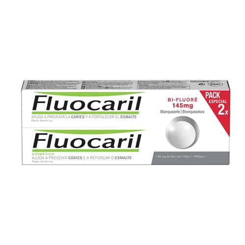 Fluocaril Pasta Dent Branqueadora 75ml Pack 2un