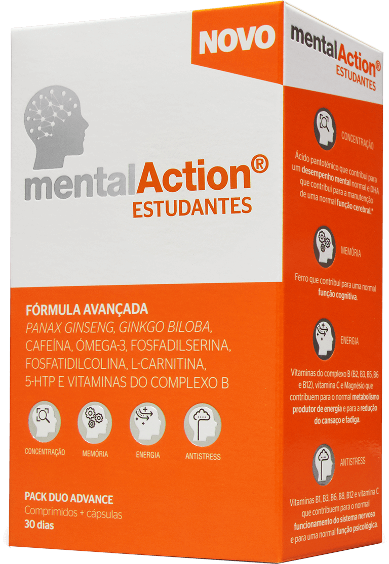 Mental Action Estudantes 30comp+30caps