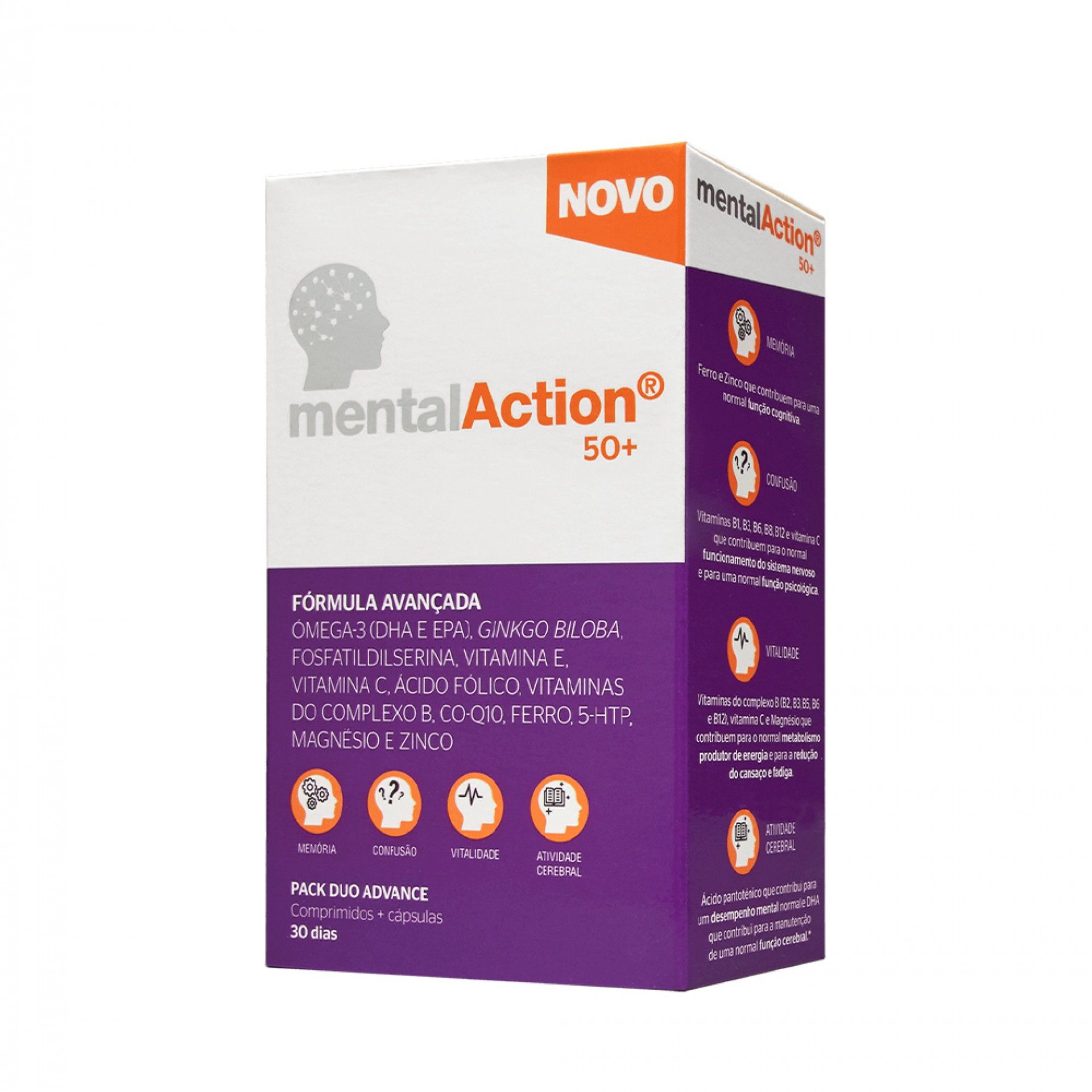 Mental Action 50+ 30comp+30caps