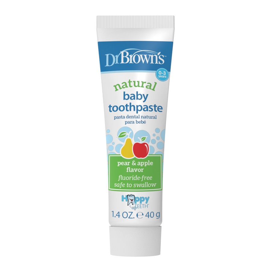 Dr Brown's Pasta Dent Pera Maçã 0-3 anos 40g