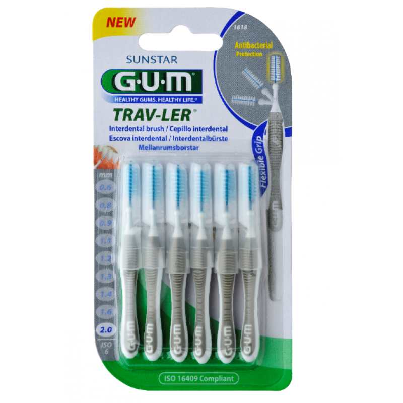 Gum Trav-ler Escovilhao Interdentario Iso6 -1618