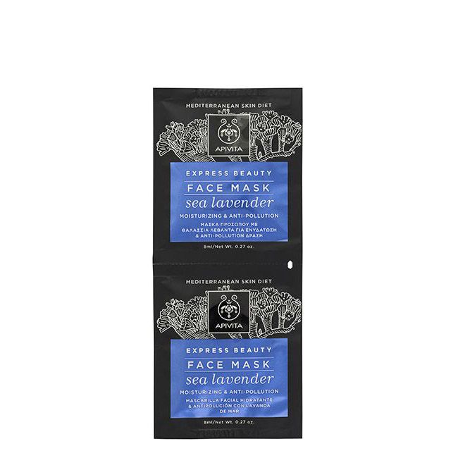 Apivita Masc Facial Hidr Antipoluicao 8ml 2un