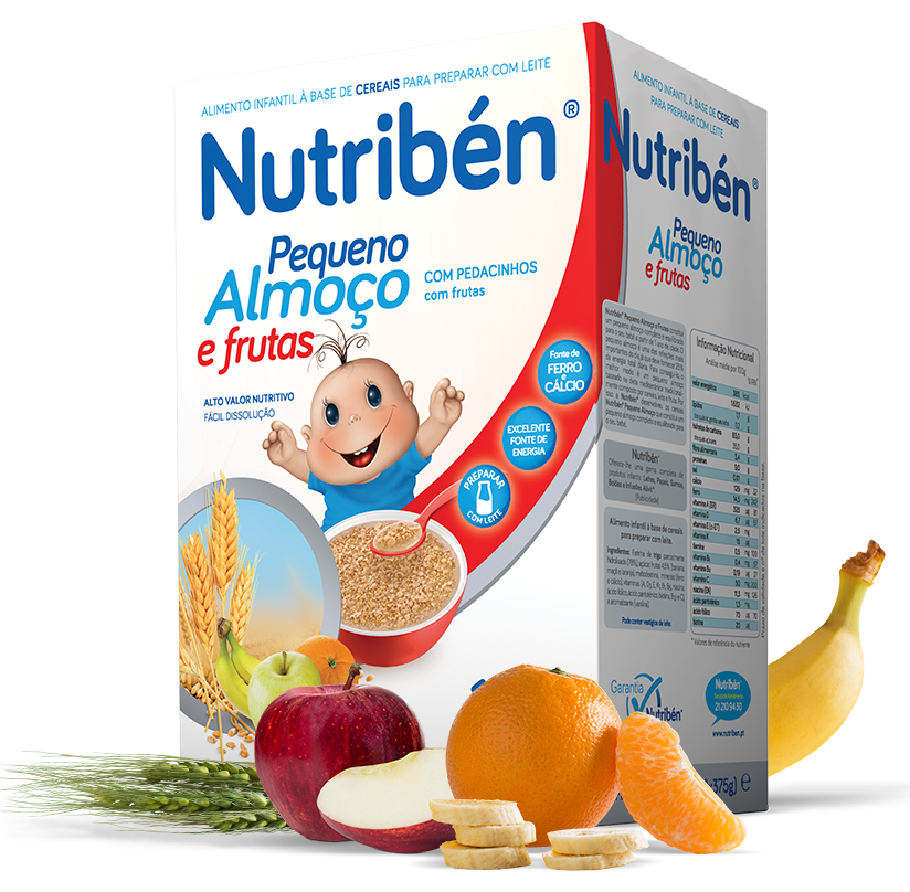 Nutriben Pequeno Almoco Trigo Frutas 375g