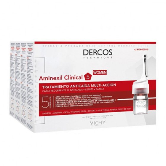 Vichy Dercos Aminexil Clinical 5 Femme Amp 42un