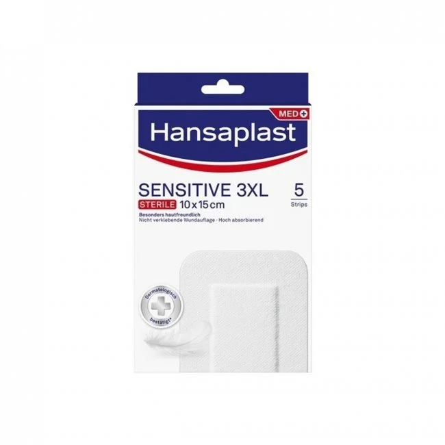 Hansaplast Sensitive Penso Esteril 10x15cm 3XL 5un