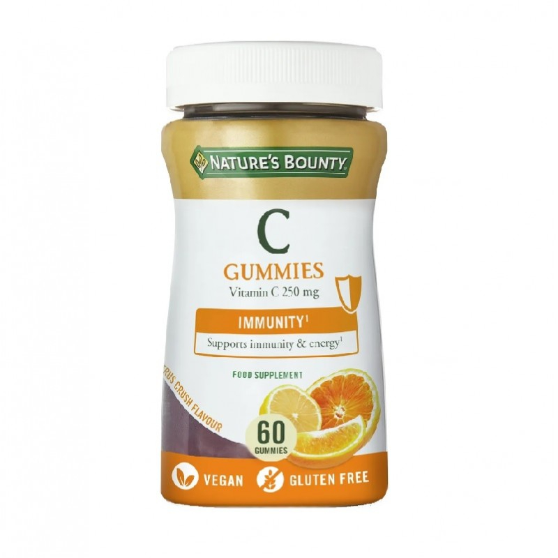 Natures Bounty Vitamina C 250mg Gummies 60un
