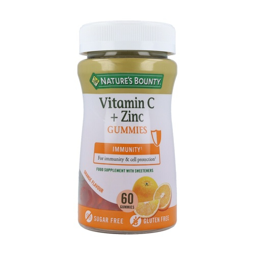 Natures Bounty Vitamina C +Zinc Gummies 60un
