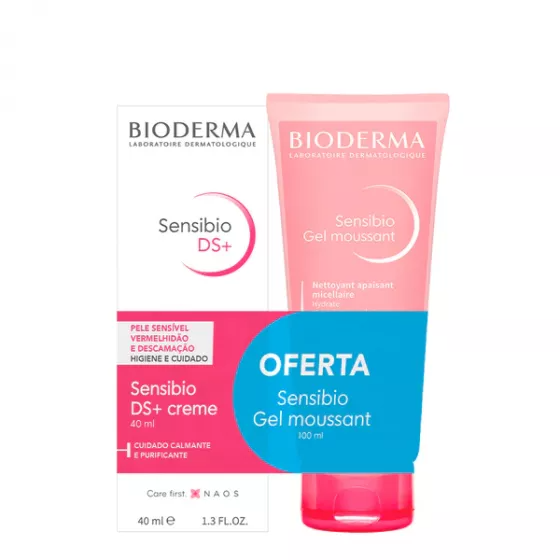 Bioderma Sensibio DS+ 40ml + Oferta Gel 100ml - Promo