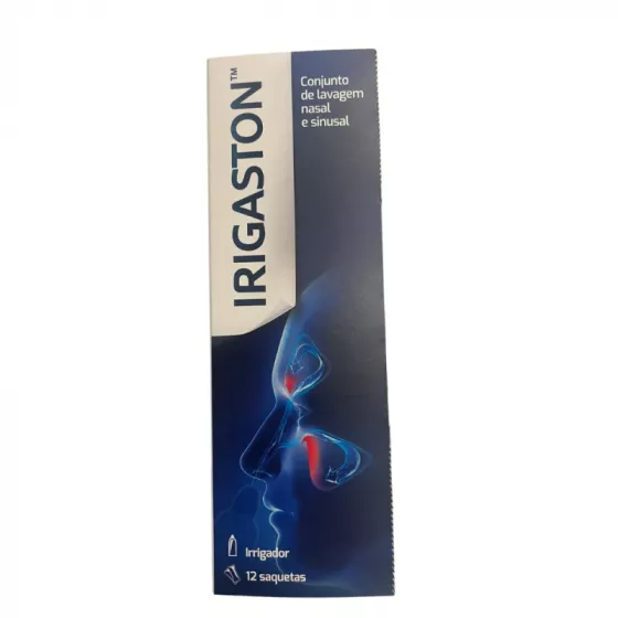 Irigaston Kit Lavagem Nasal Irrigador +12 Saquetas