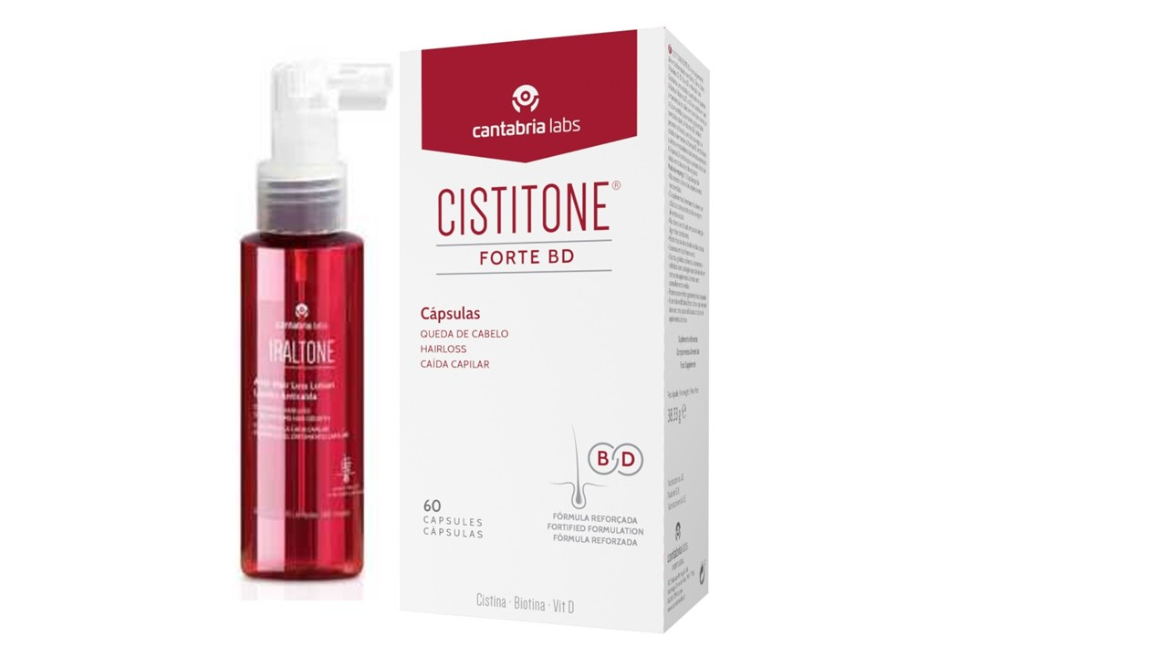 Iraltone Loção Antiqueda 100ml + Cistitone Forte BD Pack