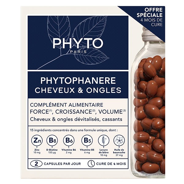 Phytophanere Cabelo Unhas 120caps 2un -Promo