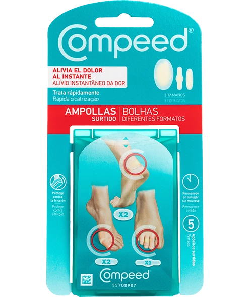 Compeed Blasen Verschiedene Formate 5 Stück