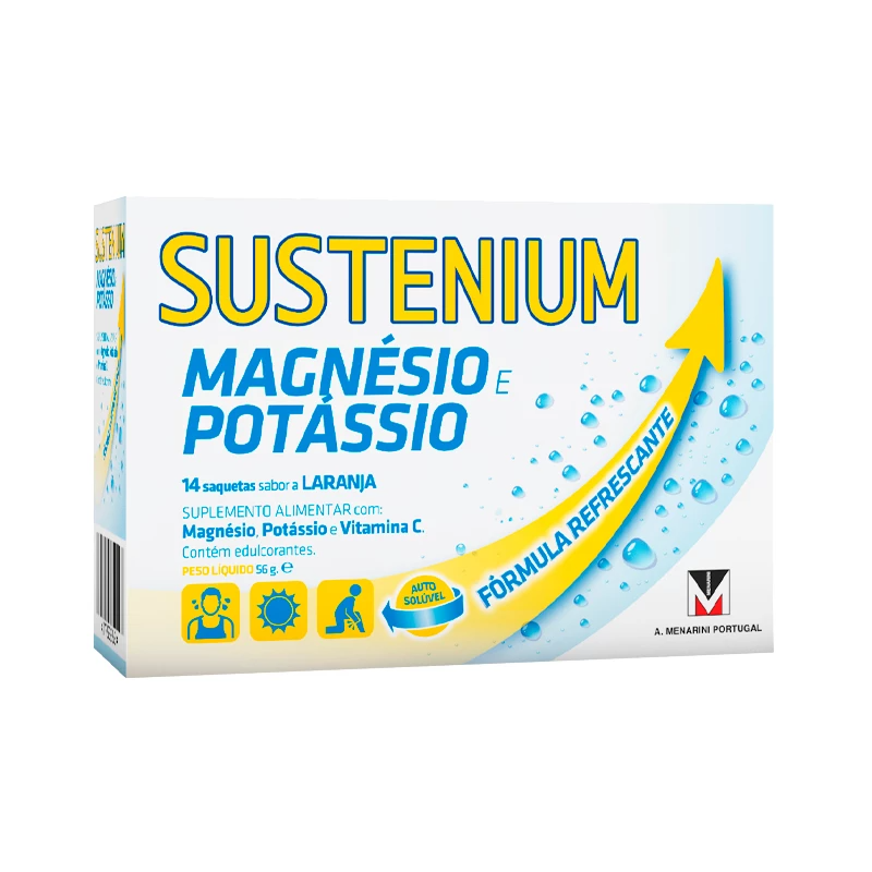 Sustenium Magne Kalium Orange 14sachets+Von Flasche