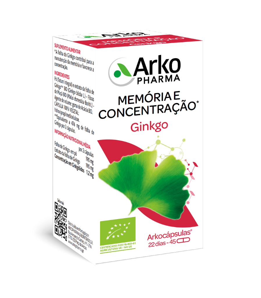 Arkocapsulas Ginkgo 45caps