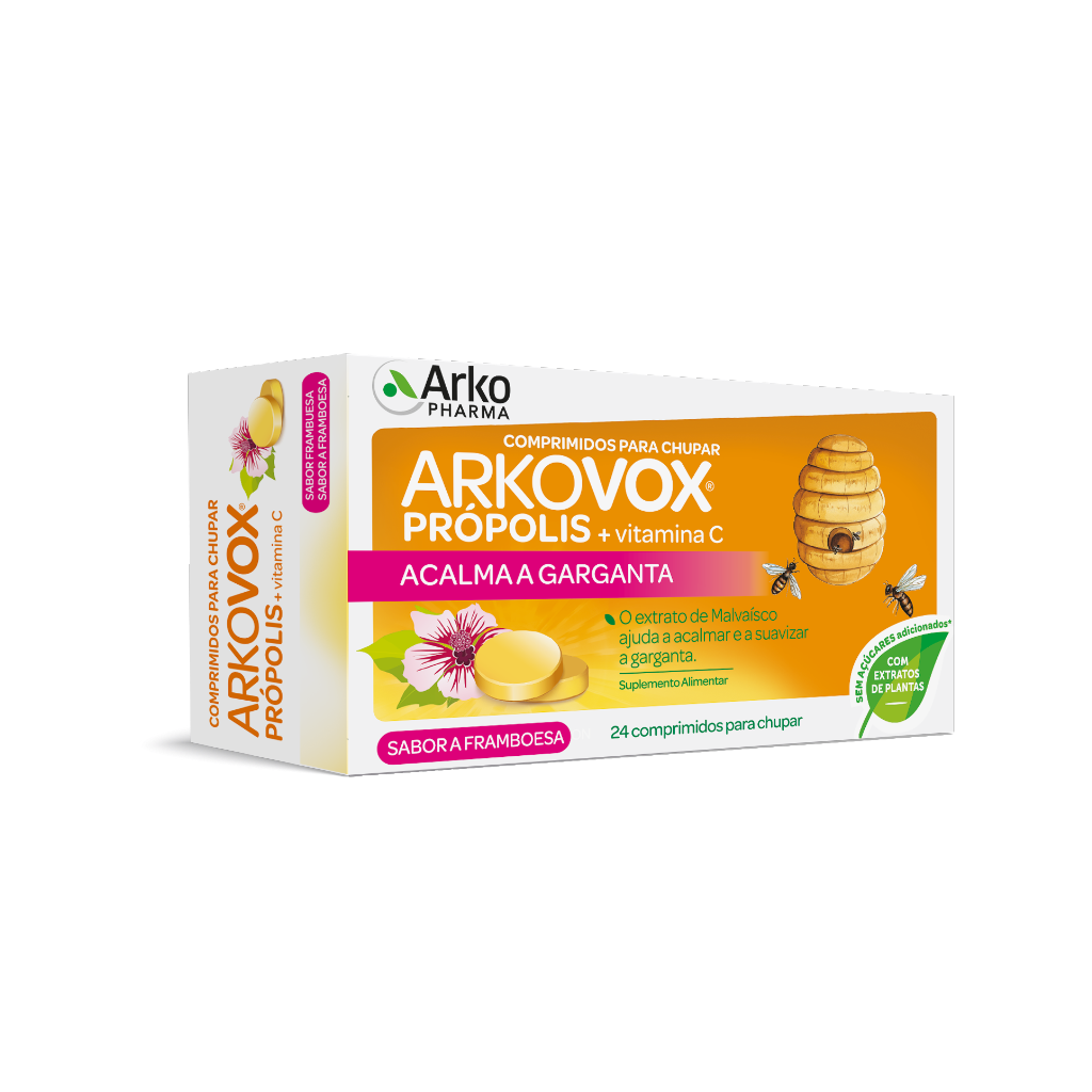 Arkovox Propolis + Vitamina C 24 Pastilhas