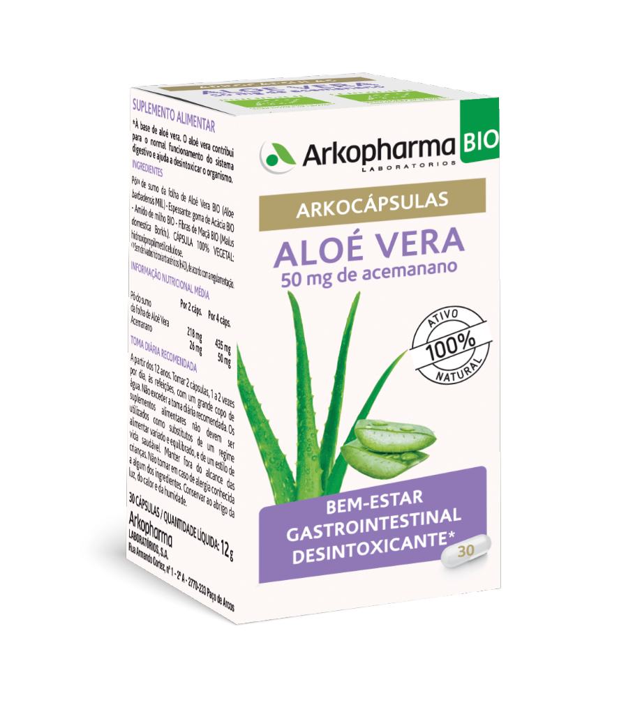 Arkocapsulas Aloe Vera Bio 30caps