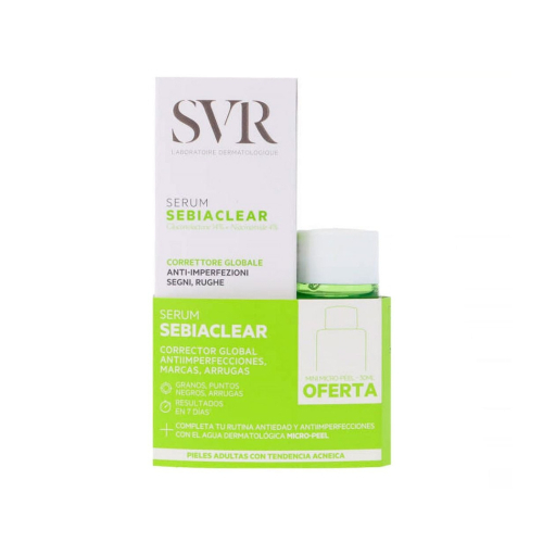 SVR Sebiaclear Serum 30ml + Micro-Peel 30ml