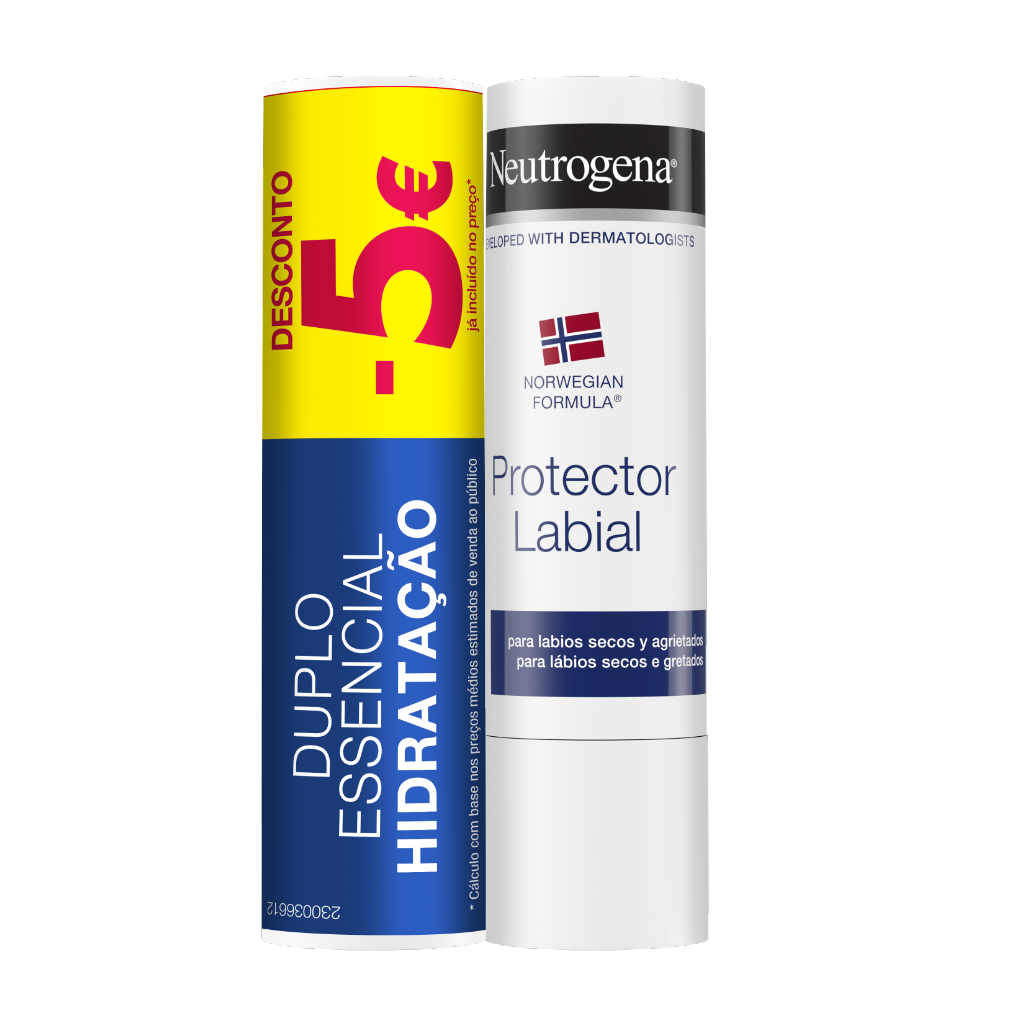 Neutrogena Stick Hidr Labial 2un -Promo -5€