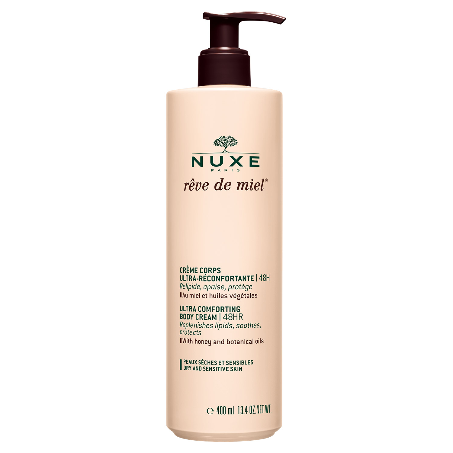 Nuxe Rêve de Miel Creme de Corpo Ultra-Reconfortante 48hr 400ml