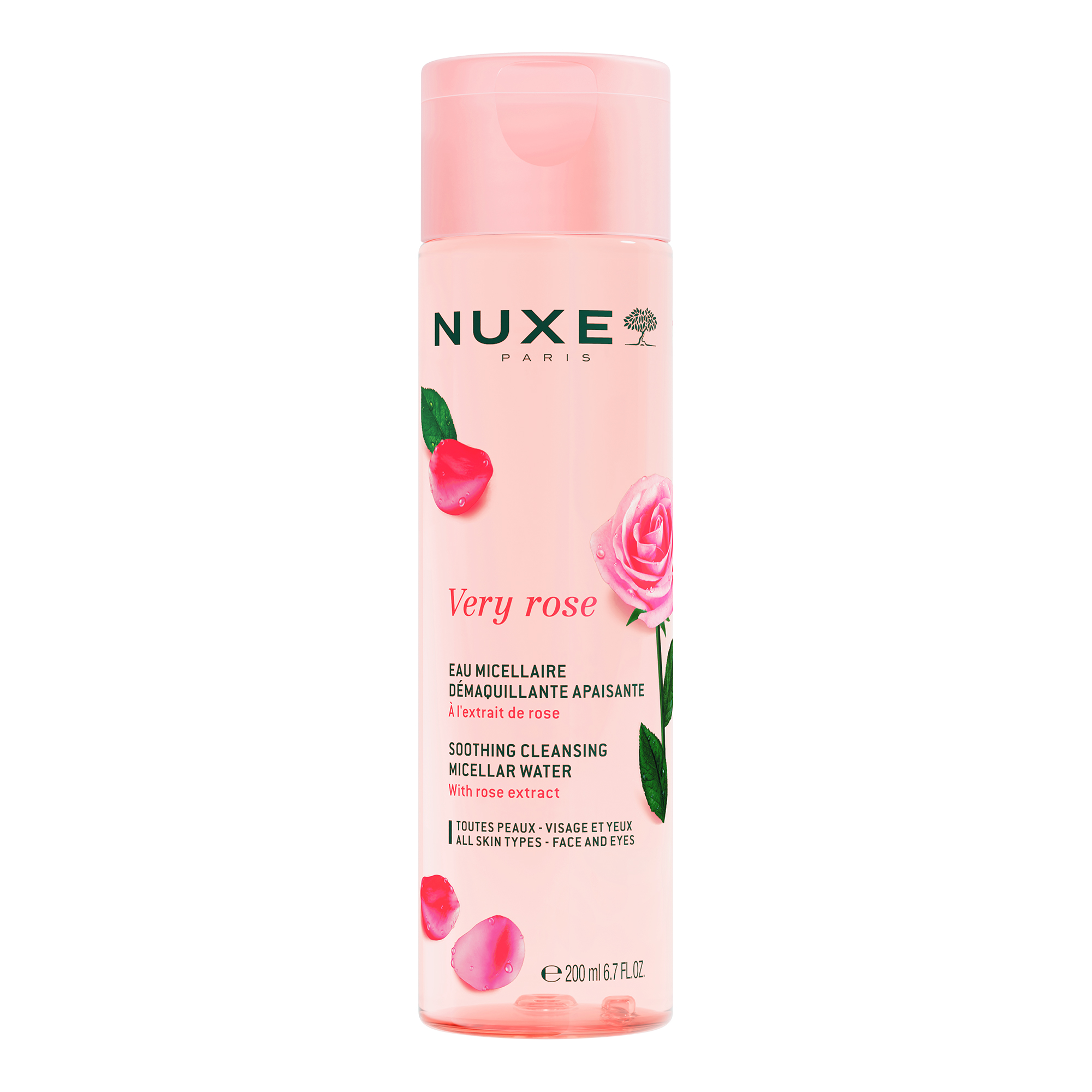 NUXE Very Rose Água Micelar Desmaquilhante Calmante 200ml