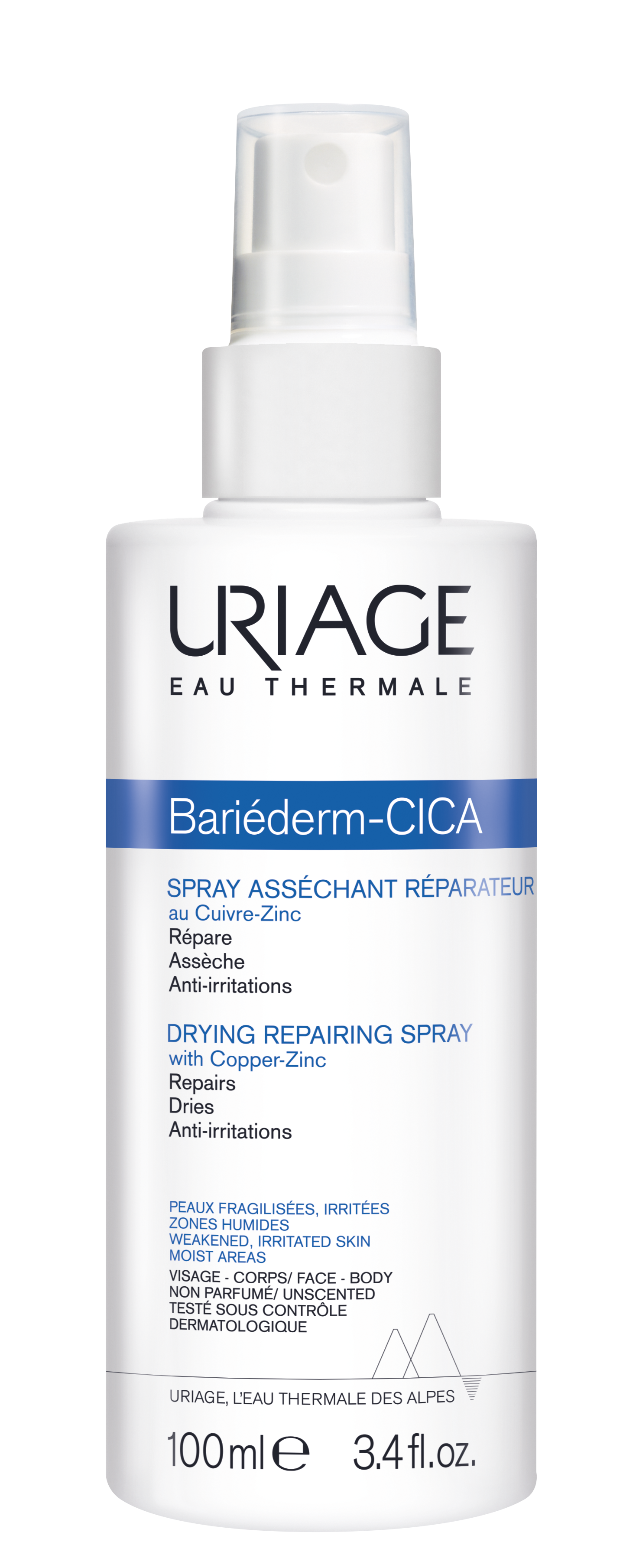 Uriage Bariederm Cica Spray Sèchant Réparateur 100ml