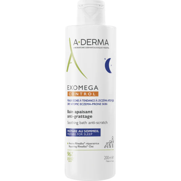 A-Derma Exomega Control Creme Banho Noite 200ml