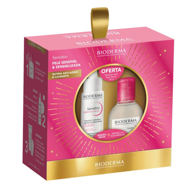 Bioderma Shine Skin Sensibio Serum+H2O-Coffret