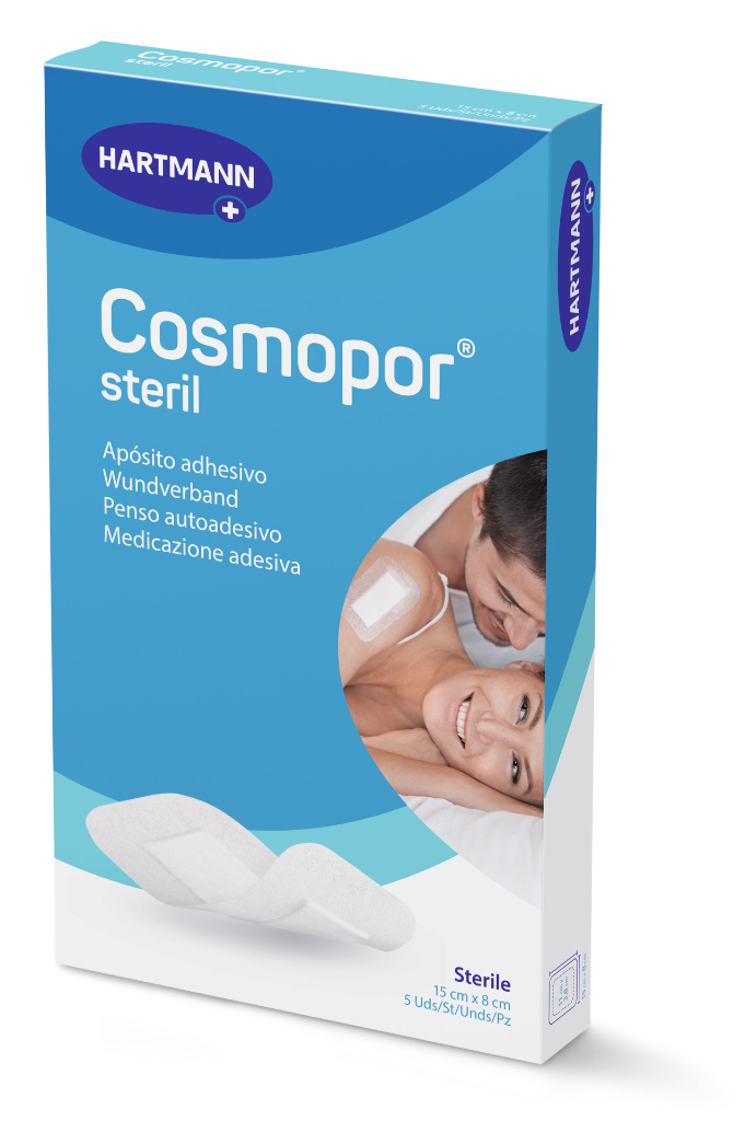 Cosmopor Sterile Wundauflagen 15x8cm 5 Stk