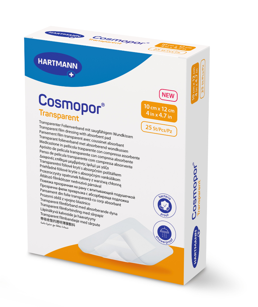 Cosmopor Transparent Pensos 10x12cm 25un