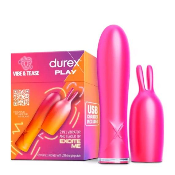 Durex Play Vibe Tease Estimulador / Vibrador 2em1