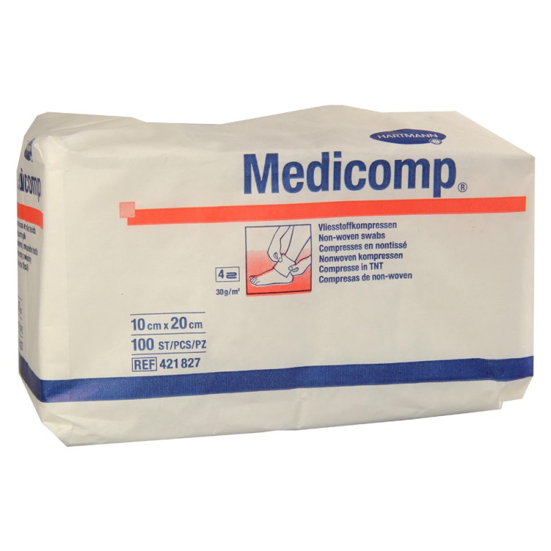 Medicomp Compressas Não Estéreis 10x20cm 100un