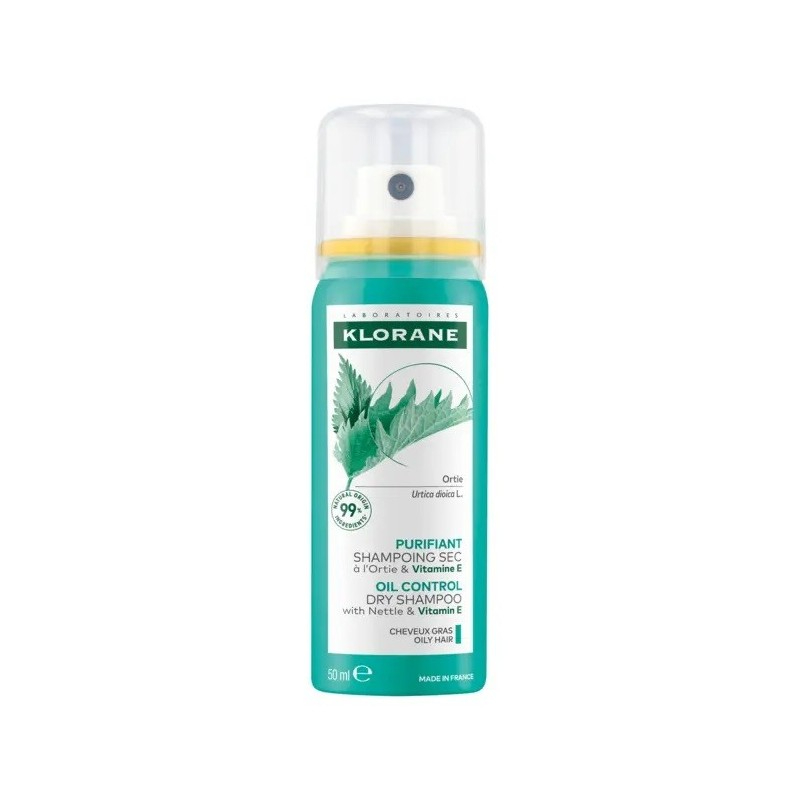 Klorane Brennnessel Vit E Trockenshampoo 50ml