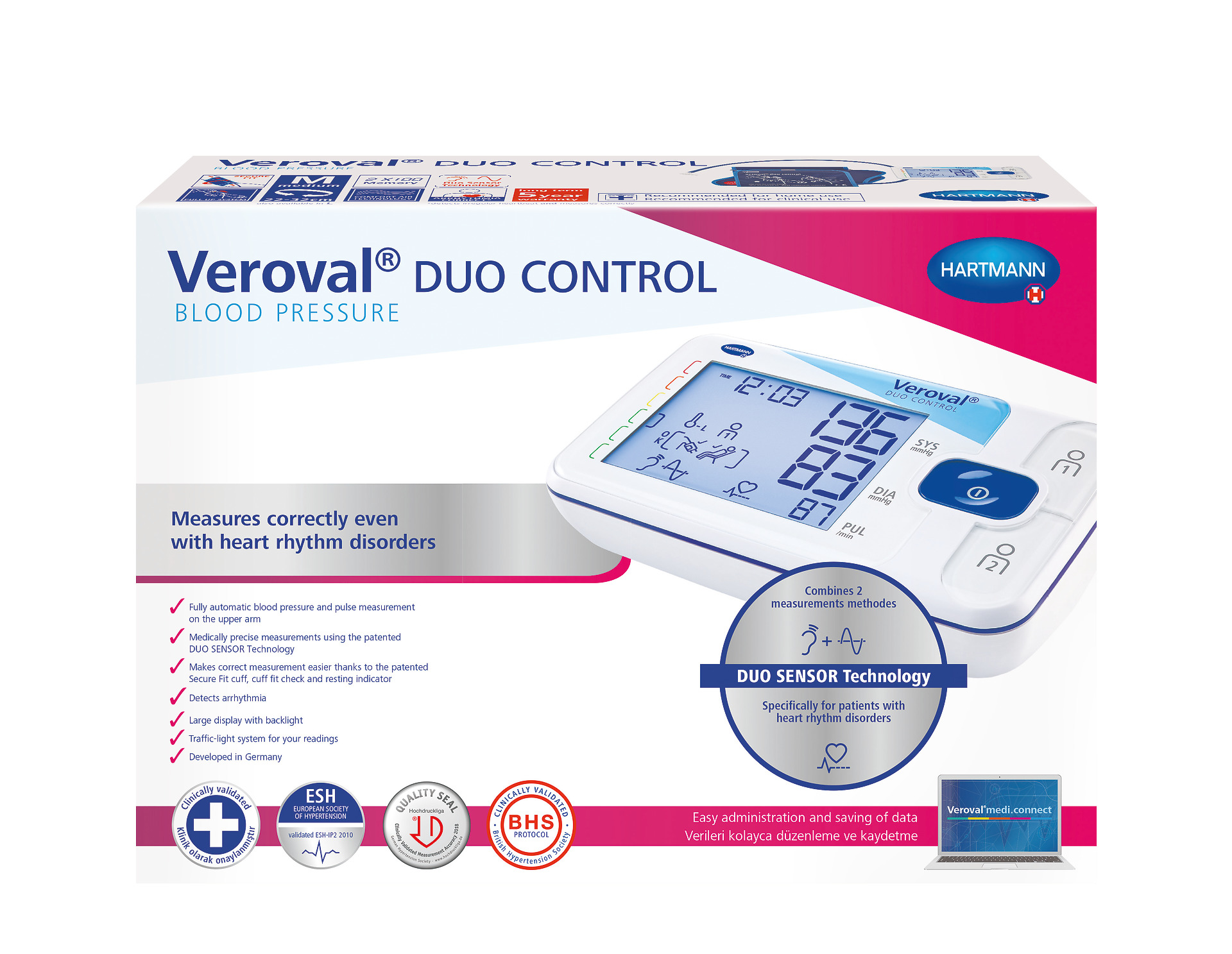 Veroval Duo Control Tensiometro Braco
