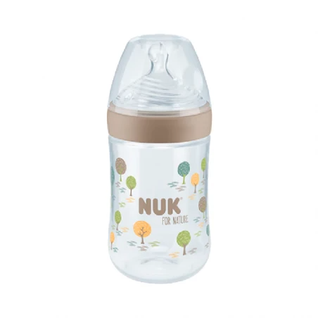 Nuk For Nature PP Biberão Sil Creme 260ml