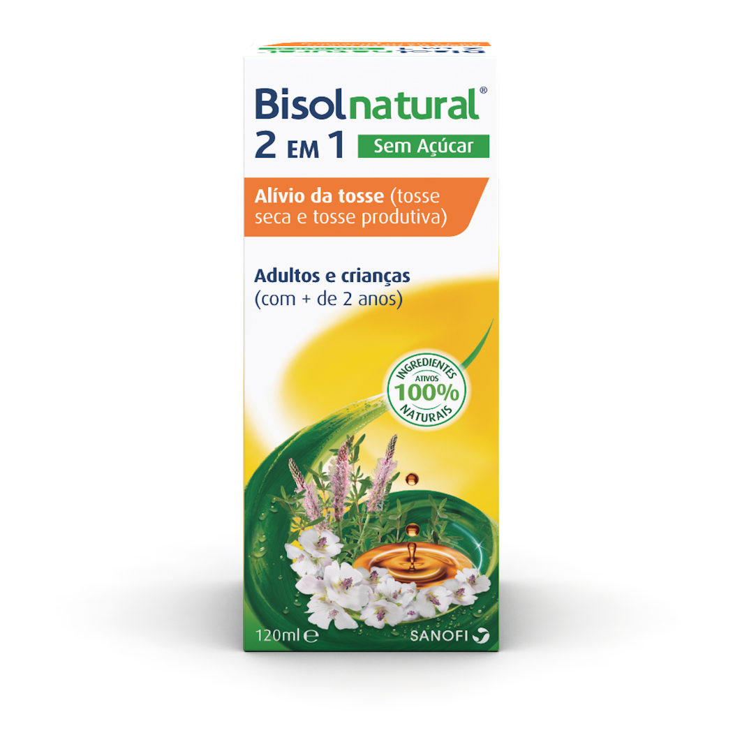 Bisolnatural 2em1 Xarope Sem Açúcar 120ml
