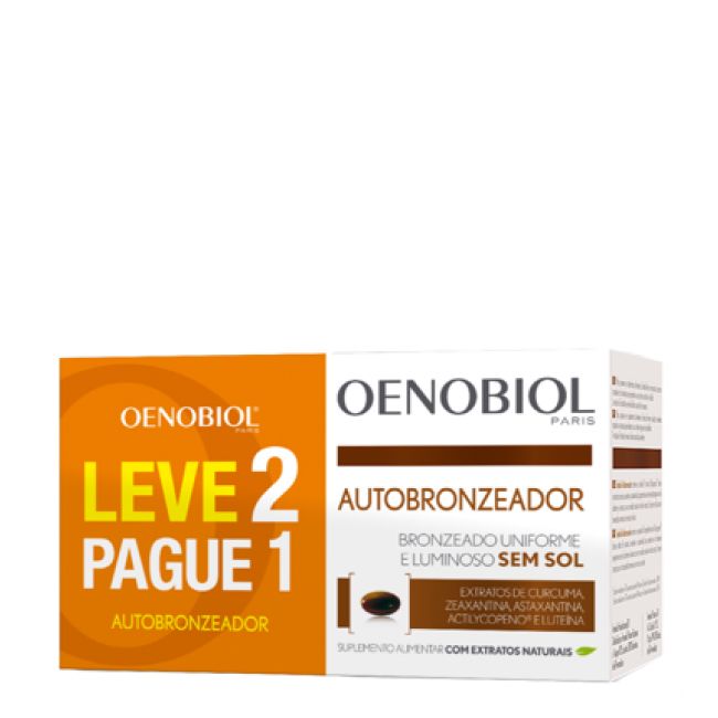 Oenobiol Autobronzeador 30caps 2un -L2P1