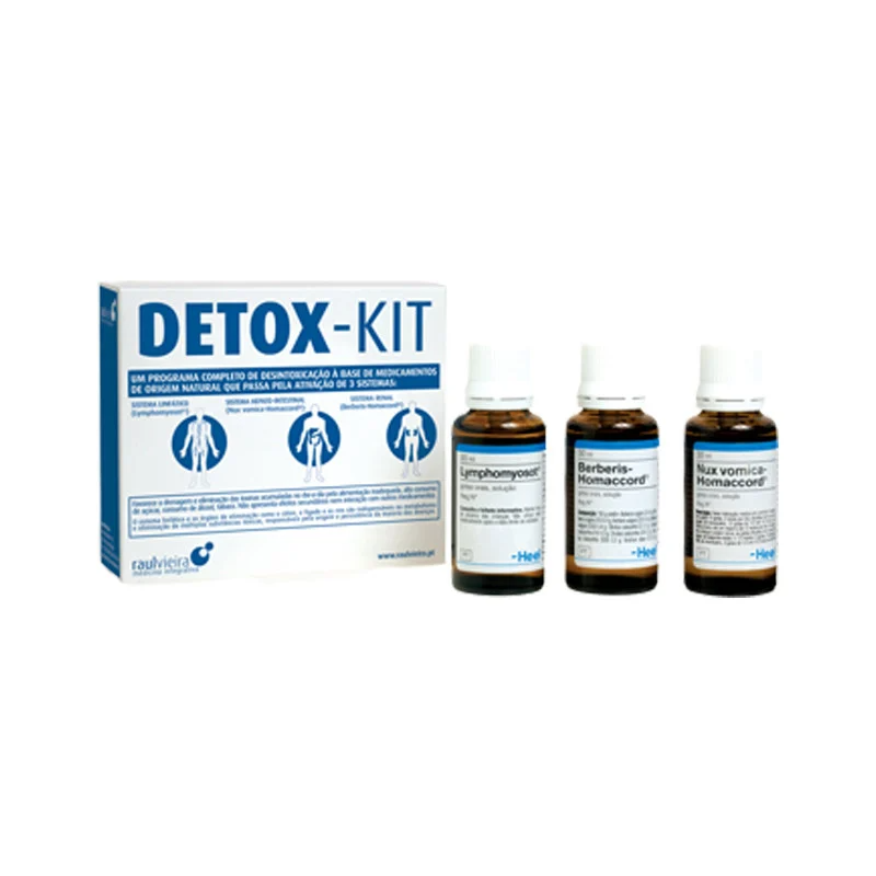 Heel Detox Kit Programa Completo Desintoxicação 30ml 3un