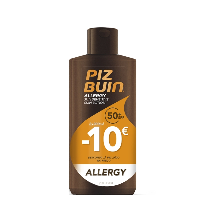 Piz Buin Allergy Lotion Sens FPS50+ 200ml 2un-Promo