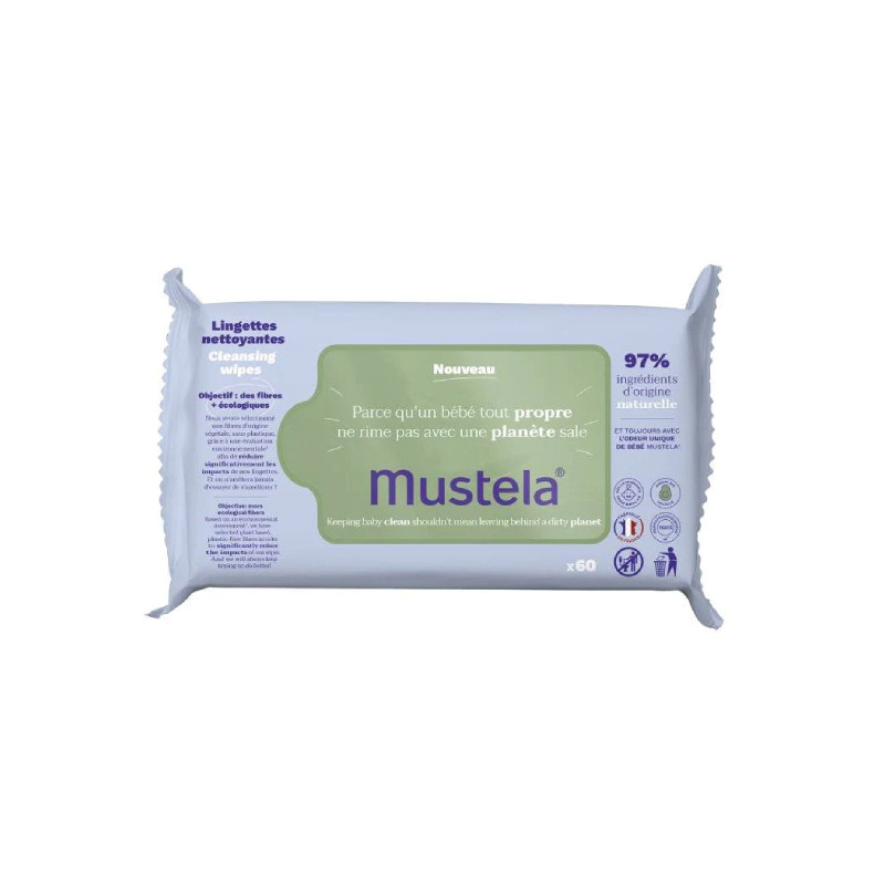 Mustela Naturelle Toalhetes Limpeza 60un