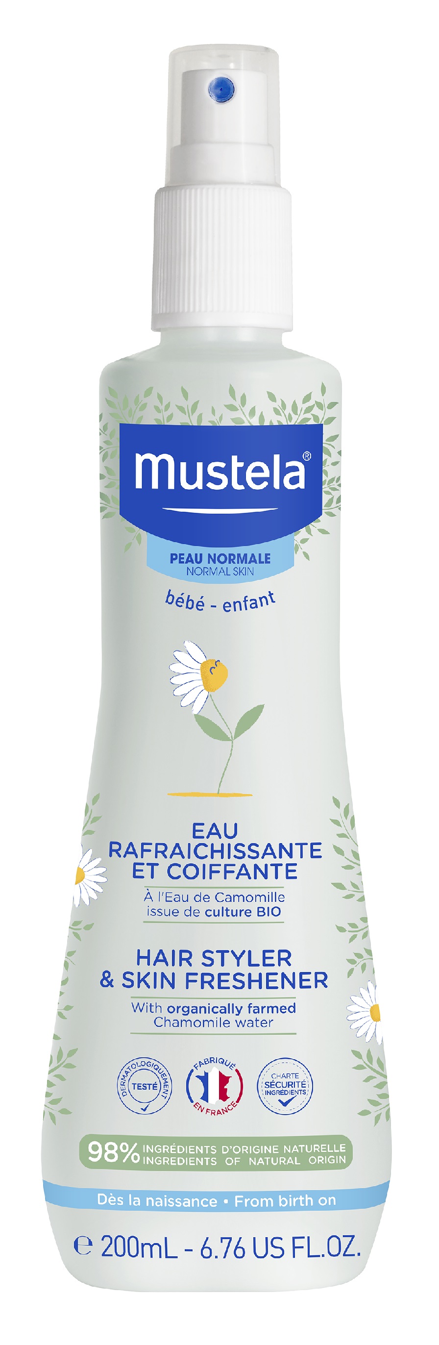 Mustela Água Refrescante Corpo Cabelo 200ml