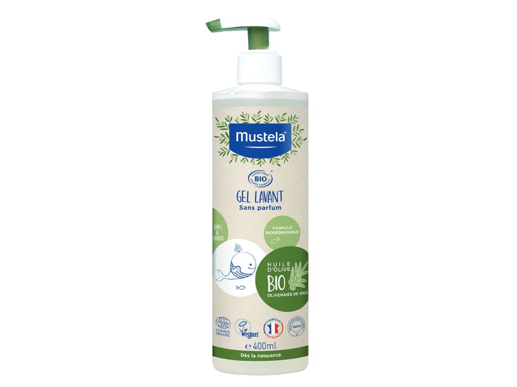 Mustela Bio Gel Banho Corpo Cabelo 400ml