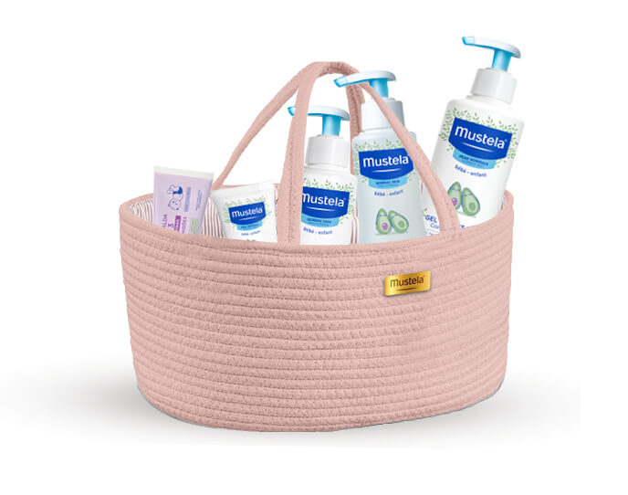 Mustela Cesta “Os Essenciais” Rosa