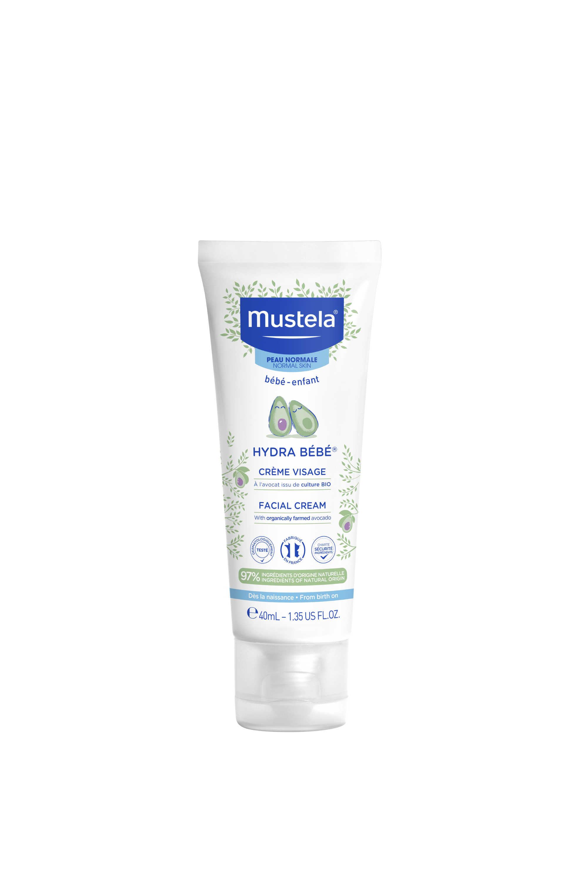 Mustela Bebe Hidra Rosto 40ml