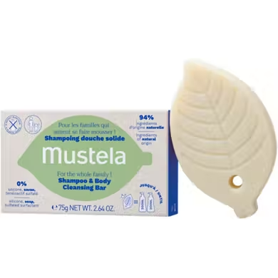 Mustela Bio Champô Sólido Corpo/Cabelo 75g