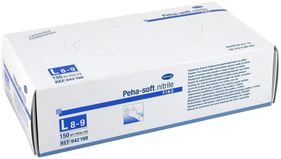 Luvas Peha-Soft Nitrile Fino 150un L