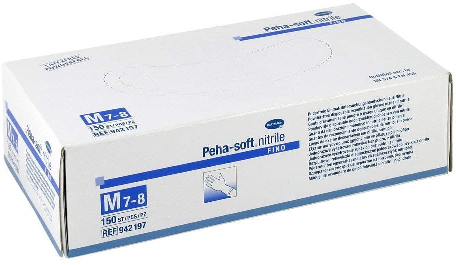 Luvas Peha-Soft Nitrile Fino 150un TamM